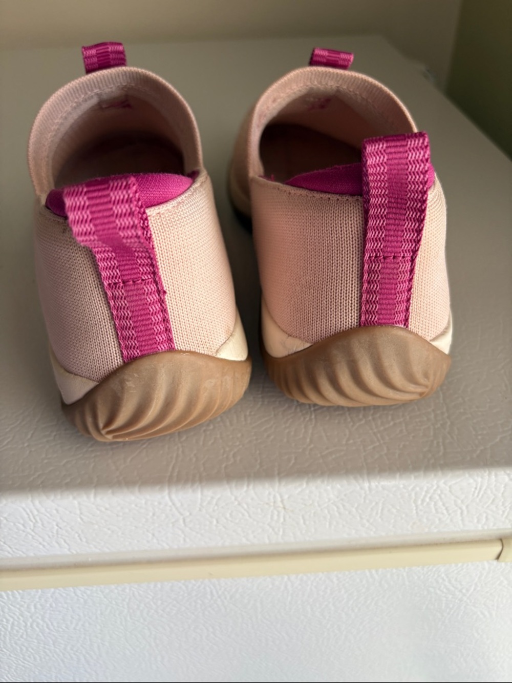 Ryka Light Pink Slip-On Mule with Magenta Trim - Picture 4 of 4